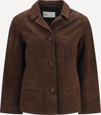 Tory Burch Giacca in suede Woman S
