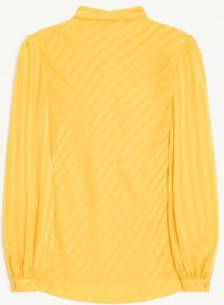 Valentino Top In Jacquard Riga VLogo Donna GIALLO 36