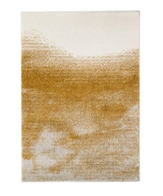 AFK Living Alfombra abstracta moderna amarilla y gris 160 x 230 cm