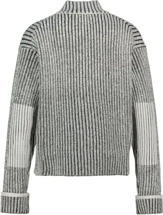 Rains Unisex Sapa Knit W Zip Cardigan Knitwear - Rains Synthetic Grey Ready-To-Wear