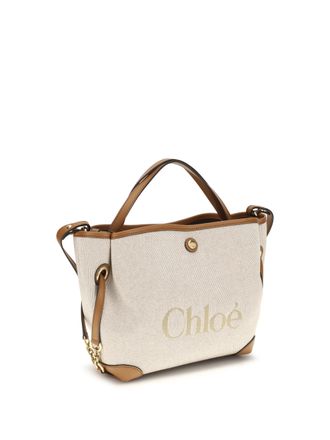 Chlo&eacute; Womens Clover Handbag Clay Brown Fabric Handbags Hand Bags