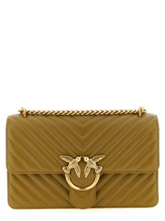 Pinko Bicolor Lambskin Crossbody Womens Bag