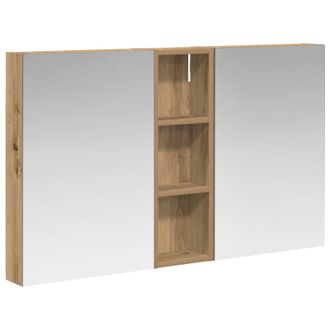 vidaXL Juego De Muebles De Ba&ntilde;o Con Estante 3 Pcs 100 X 10,5 X 60,5 Cm Vidaxl