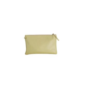 Gianni Chiarini Tassen, Dames, Groen, ONE Size, Leer, Elegante Leren Clutch Tas