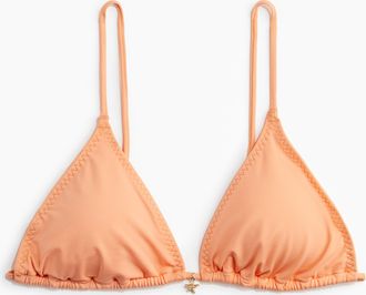 H&M Wattiertes Triangel-Bikinitop - Orange