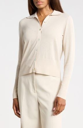 Vince Collared Button-Up Shirt in Light Biscotti at Nordstrom Rack, Size X-Small