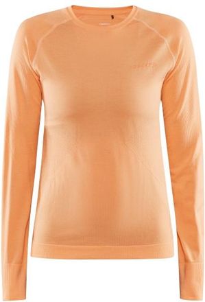 Craft Core Dry Active Comfort L/S Kunstfaserunterwäsche für Damen | orange/beige