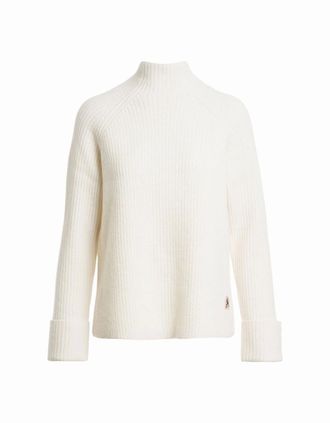 Parajumpers Womens Parajumpers Dalida Turtleneck White Sweater - Size: 10/8