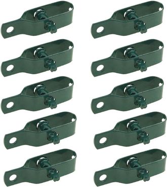 OEM 667210 Paquete De 10 Tensores De Alambre De Acero Al Carbono Para Cercas El&eacute;ctricas Para Ganado, Vacas, Caballos, Granjas, Jardines, Cable De Trinquet