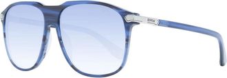 BMW Blauwe Aviator Zonnebril Gespiegeld Verloop - Heren - Zonnebrillen - Blauw - ONE Size - Accessoires