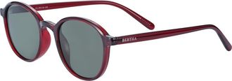 Bertha Sunglasses Paris Ladies Polarized Sunglasses in Red/grey at Nordstrom