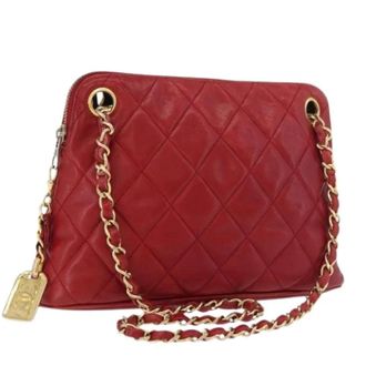 Chanel Pre-owned Cross Body Bags, female, Red, Size: ONE SIZE Pre-owned Vintage Shoulder Bag