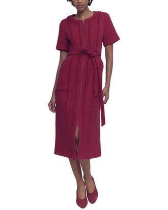 Boden Ruth Zip Texture Dress