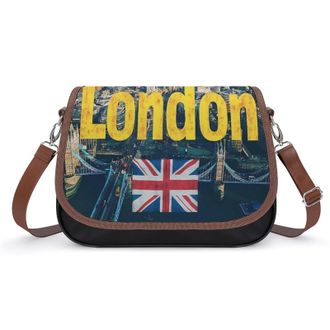 Generic London Crossbody Bags for Women Fashion Leather Shoulder Handbags With Adjustable Strap