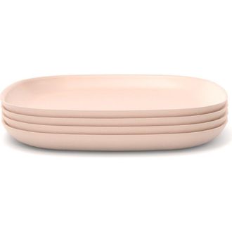 Ekobo Square Dinner Plate - Set of 4 in Blush at Nordstrom