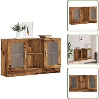 vidaXL Credenza moderna - vidaXL Credenza Legno Antico 120x30,5x70 cm in Truciolato - Credenza in legno