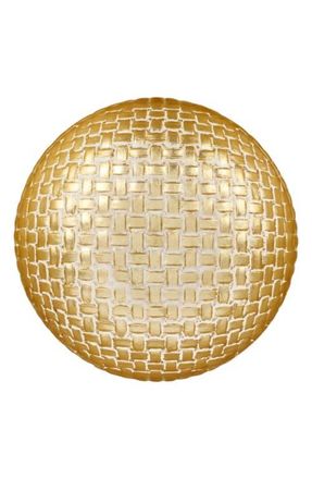 Vietri Rufolo Glass Basketweave Small Serving Bowl in Gold at Nordstrom