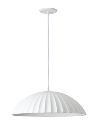 Dainolite Rain 1-Light Ribbed Dome Pendant
