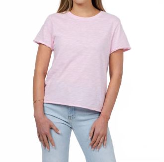 Elliott Lauren Silvie Short Sleeve Tee In Petal