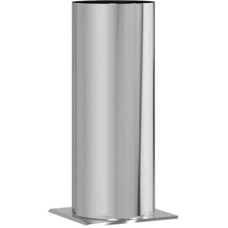 vidaXL Extensi&oacute;n De Cabeza De Chimenea Plateado 31 X 31 X 50 Cm Vidaxl