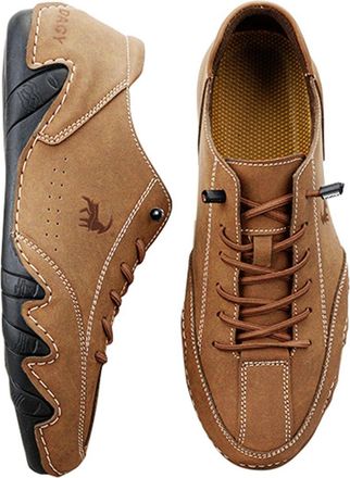 Generic Mens Casual Riding Boots for Motorcycle Enthusiasts Featuring Superior Comfort Enhanced Style and Exceptional Traction Grip Technology (Brown, 10.5)