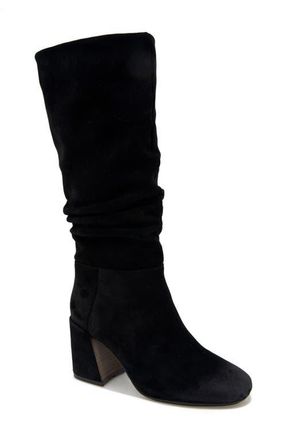 Gentle Souls Iman Slouch Boot in Black Suede at Nordstrom, Size 9.5