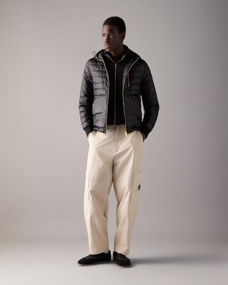 Moose Knuckles Mens Gold Series Cloud Walker Air Down Hoodie