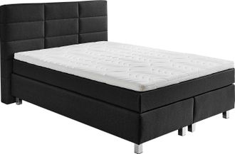 Westfalia Polsterbetten Boxspringbett wahlweise mit Kaltschaum-Topper
