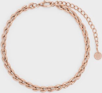 Charles & Keith Kris Chain-Link Choker Necklace