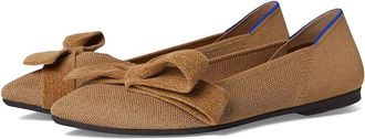Rothy's The Bow Point II Womens Slip-on Dress Shoes Goldstone : 10.5 M, Synthetic