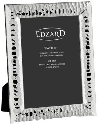 Edzard Hochwertiger Fotorahmen Gubbio Fotoformat 15 x 20 cm, edel versilbert & anlaufgesch&uuml;tzt