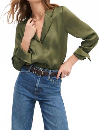 Favorite Daughter The Lily Top In Smoke Tree