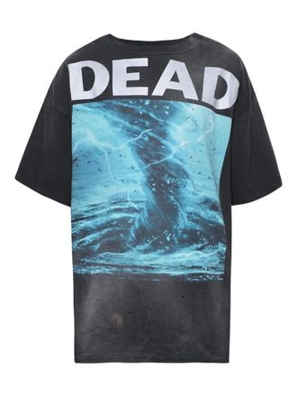 Saint Mxxxxxx T-shirt met grafische print - Grijs