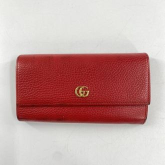 Gucci Red Color Wallet (Bi-Fold) (Pre-Owned)