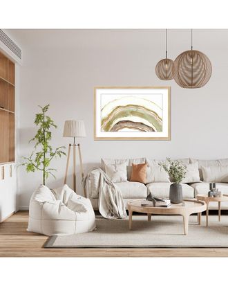 Ready2HangArt White Agate By Christine Lindstrom Wall Art