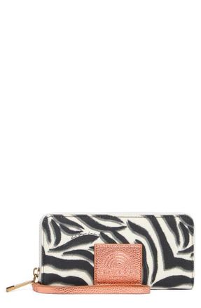 Kurt Geiger Southbank Zip Wallet in Charcoal at Nordstrom