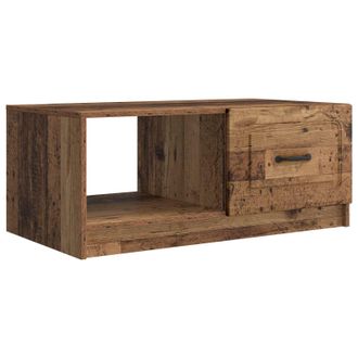 vidaXL Mesa De Caf&eacute; Madera Envejecida 90 X 50 X 37 Cm Vidaxl