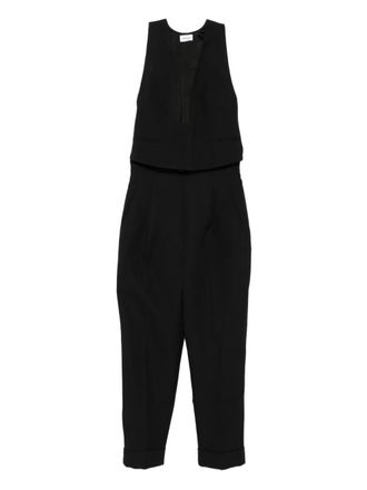 Andamane sleeveless v-neck jumpsuit - women - Acetate/Polyester/Spandex/Elastane/Polyester - 38 - Black