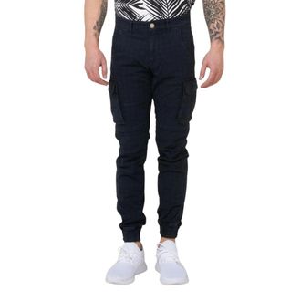 Gas Gas, Heren, Broeken, Blauw, Maat: XS Katoen