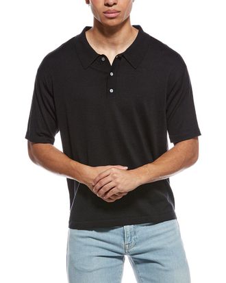 Frame Denim FRAME Silk-Blend Polo Sweater