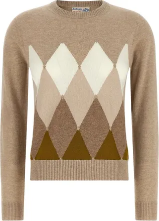 Ballantyne Dames, Truien, Beige, Maat: S Wol