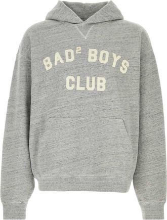 Dsquared2 Melange grey cotton oversize sweatshirt