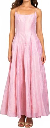 Lavender Brown Amalia Maxi Dress In Rose Lavender Brown