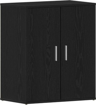 vidaXL Vidaxl - Zapatero Roble negro 60 x 35 x 70 cm Madera contrachapada