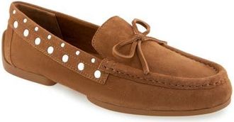 Splendid Felipe Studded Suede Loafer in Caramel at Nordstrom, Size 9.5