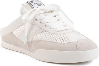 Chloé Kick Mule Sneaker in Cloudy Cream at Nordstrom, Size 10Us