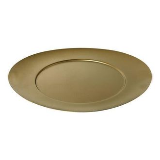 Mepra Atmosfera Charger Plate in Materic Gold at Nordstrom