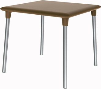 Resol New Flash Mesa Cuadrada Interior, Exterior 90x90 Chocolate - Resol