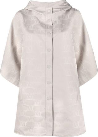 Max Mara Beige Logo Hood Jacket