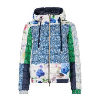 Herno Down Jackets, female, Multicolor, Size: 2XS Patchwork Down Jacket